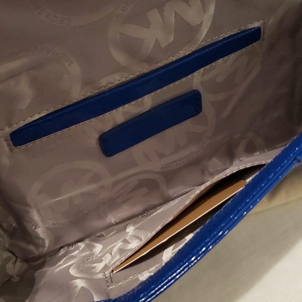 Michael Kors Royal Blue Clutch - Picture 5 of 6